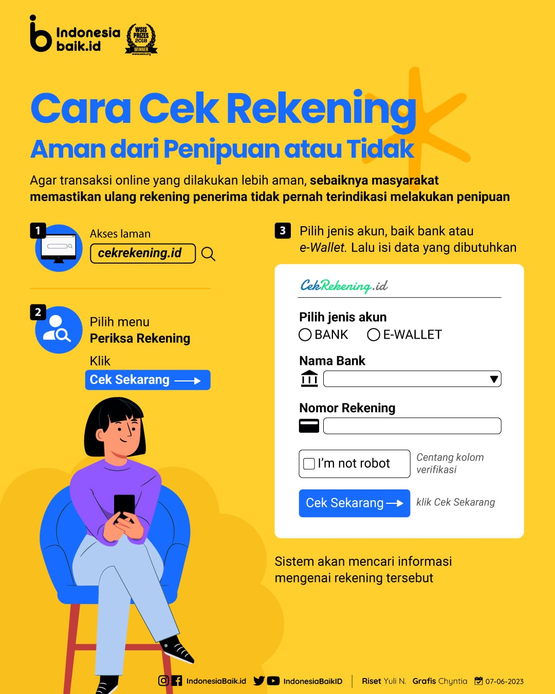 Kominfo Luncurkan Portal Cek Rekening Untuk Mencegah Penipuan Online