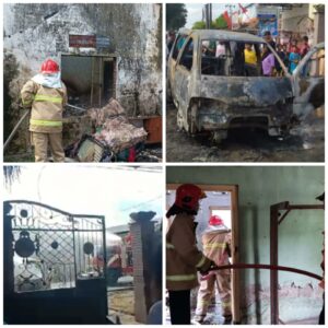 Gerak Cepat Damkar Banyuwangi Di Dua Tempat Berbeda di Banyuwangi