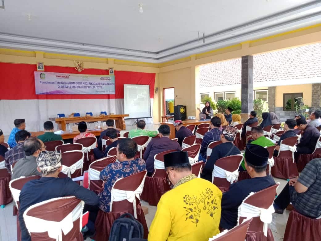 Pembinaan Tata Kelola BUM Desa Untuk Kecamatan Rogojampi Dan Songgon Tahun 2023, Tekankan Identifikasi Potensi Desa Bum desa Lemahbangdewo