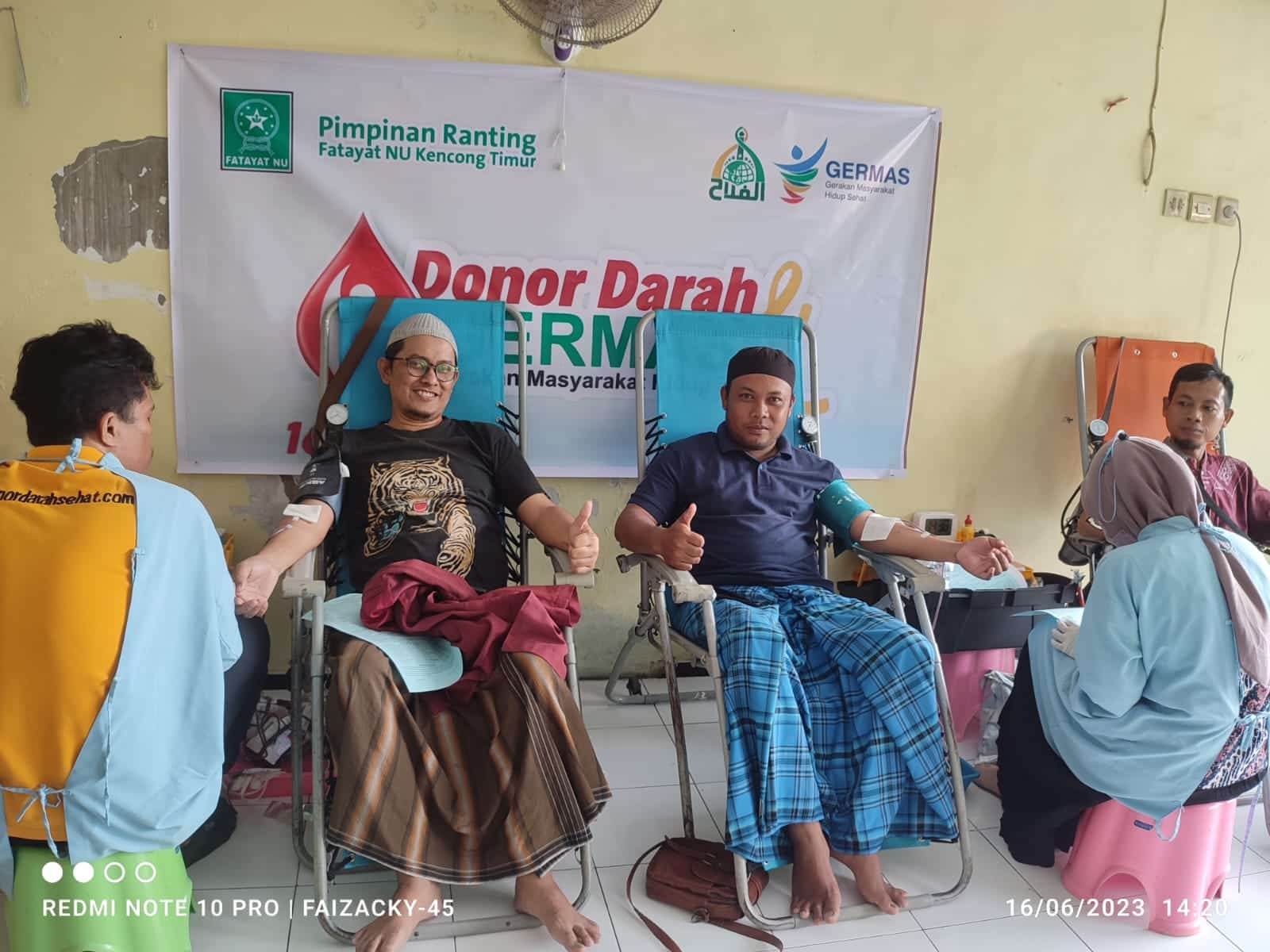 Peringati Hari Donor Darah Sedunia, Fatayat NU Kencong Sinergikan Donor Darah dan Germas Fatayat nu kencong Donor darah