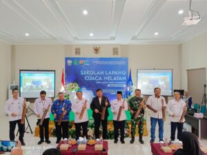 BMKG Tanjung Perak Menggelar Sekolah Lapang Cuaca (SLCN) Kepada Nelayan