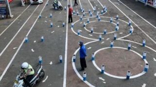 Uji praktek pembuatan SIM C