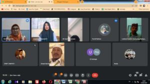 Bimtek Konvensi Hak Anak, Kankemenag Banyuwangi Menyampaikan Paparan Secara Online Dari Saudi Arabia di Banyuwangi