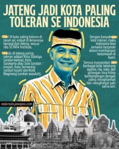 Rekam Jejak Ganjar Pranowo: Berhasil Membuat Kota di kawasan Jawa Tengah Dinobatkan Sebagai Kota Paling Toleran Tingkat Nasional