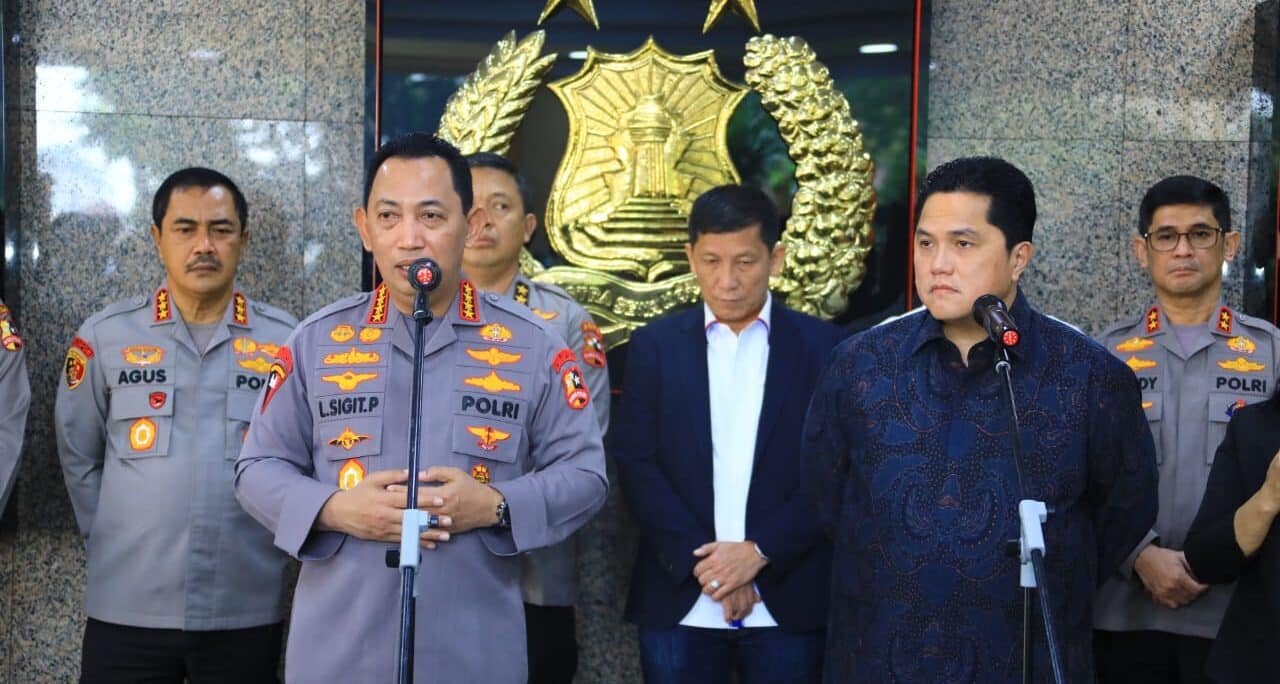 Kapolri dan Ketua PSSI Bersatu Lawan Mafia Sepak Bola Liga Indonesia: Polri Siap Kawal Kelancaran Kompetisi