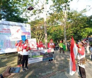 PMI Banyuwangi Gelar Jalan Sehat Dan Lomba Promosi Donor, Dalam Rangka Peringatan Hari Donor Darah Sedunia 2023 di