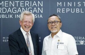 Menteri Perdagangan dengan Utusan Dagang Inggris