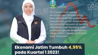 Tunjukkan Tren Positif, Jawa Timur Penyumbang Ekonomi Terbesar Kedua Di Pulau Jawa