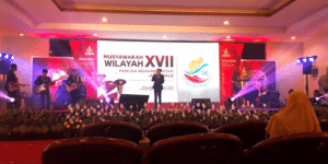 Grup Band Genetik dari SMK Muhammadiyah 6 Rogojampi tampil memukau dalam acara Musyawarah Wilayah (Musywil) XVII Pemuda Muhammadiyah Jawa Timur.