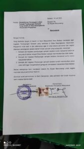 Demo Permohonan Penutupan Tempat Pembuangan Sampah Di Desa Karang Bendo di Banyuwangi