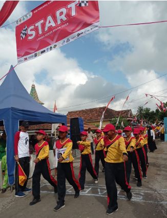 Gelar Gerak Jalan Desa Labanasem