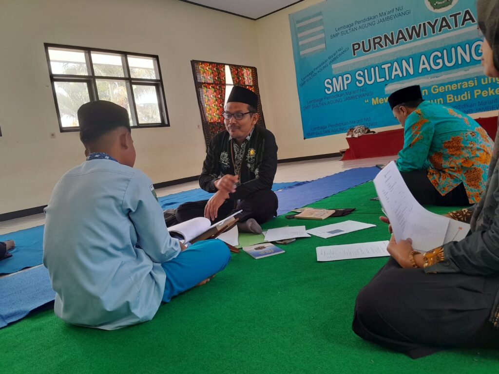 Survey Nasional Baca Tulis Al Quran di SMP Sultan Agung Sempu