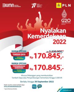 Promo PLN tambah daya 2023