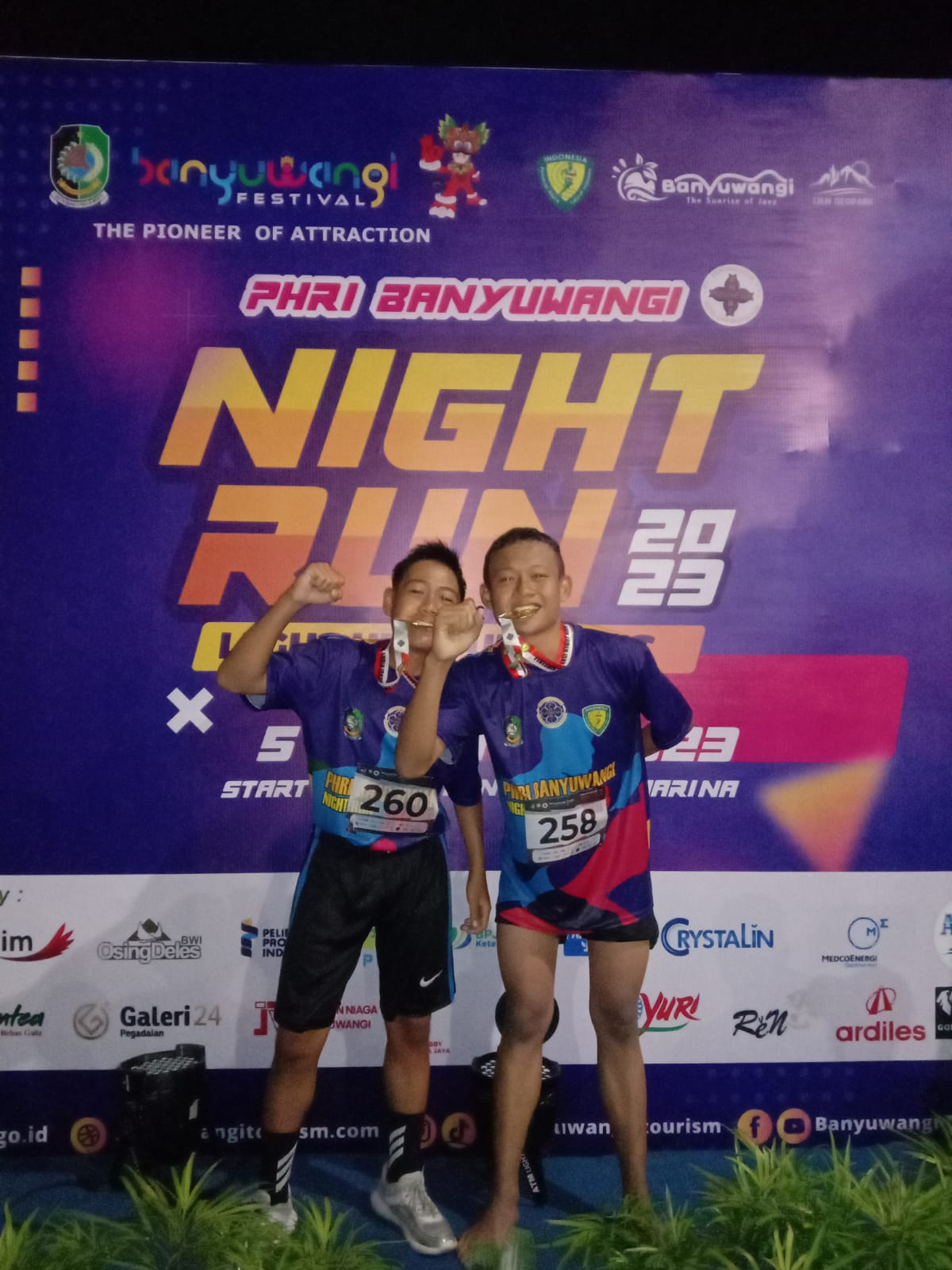 Juara Banyuwangi night run 2023, SMPN 2 Rogojampi