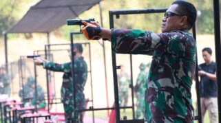 Lomba menembak Pistol Eksekutif Pati TNI