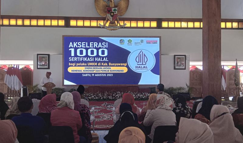 Pelaku Usaha UMKM di Banyuwangi Dapat Sertifikasi Halal Gratis