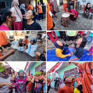 Semarak Peringatan HUT RI ke-78 gang Senggol, wilayah dusun Krajan, desa Gladag