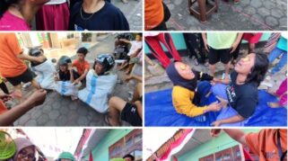 Semarak Peringatan HUT RI ke-78 gang Senggol, wilayah dusun Krajan, desa Gladag