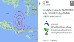 gempa 7,4 sr tanah bumbu kalimantan selatan
