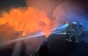 Kebakaran Pasar Sadang Serang