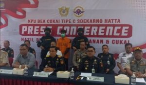 konferensi pers Bea Cukai Soekarno-Hatta