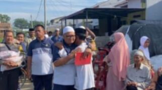 Kapolres Tanjung Balai, Kunjungi Keluarga Korban Akibat Hanyut Banjir