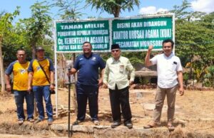 Lahan Untuk Kantor KUA Baru di Kecamatan Wongsorejo