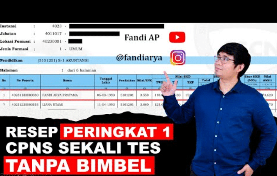 6 Tips Dan Trik lolos Tes CPNS Tanpa Bimbel, Begini Resepnya! 6 Tips Dan Trik lolos Tes CPNS Tanpa Bimbel