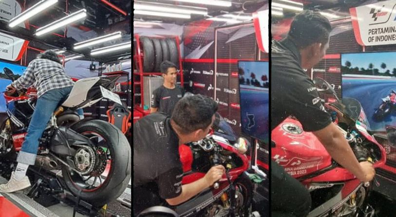 Warga Yogyakarta Merasakan Sensasi Menjadi Pembalap MotoGP dalam Roadshow Pertamina Grand Prix 2023 Warga Yogyakarta Merasakan Sensasi Menjadi Pembalap MotoGP dalam Roadshow Pertamina Grand Prix 2023