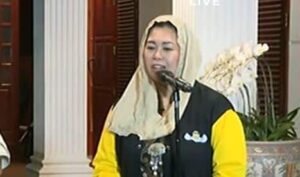 Yeni Wahid mengarahkan dukungannya pada capres prabowo