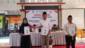 Penetapan Nomor Urut Calon Kepala Desa Aliyan