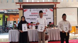 Penetapan Nomor Urut Calon Kepala Desa Aliyan