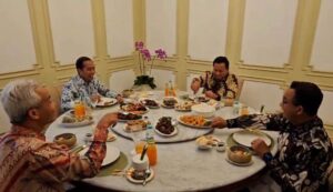 Pertemuan Makan Siang Jokowi dan Bakal Calon Presiden