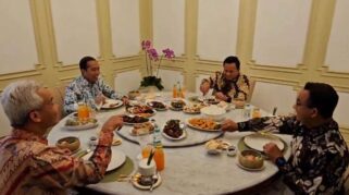 Pertemuan Makan Siang Jokowi dan Bakal Calon Presiden