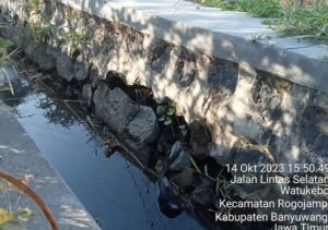 Proyek Irigasi Banyuwangi 2022 Rusak