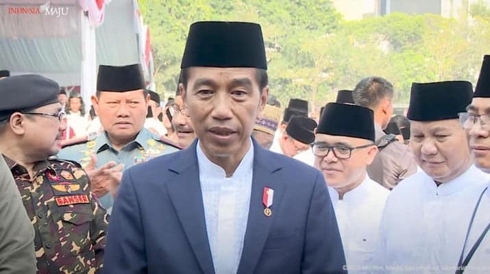 Presiden Jokowi Respon Pertanyaan Puan, Dukung Ganjar-Mahfud atau Tidak Jokowi Jawab Pertanyaan Puan persoalan Dukung Ganjar atau Tidak