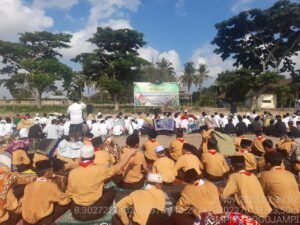 Ratusan Siswa SMPN 2 Rogojampi Melaksanakan Sholat Istisqo