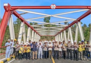Pembukaan Jembatan Kali Glidik II Lumajang