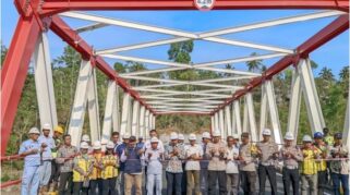 Pembukaan Jembatan Kali Glidik II Lumajang
