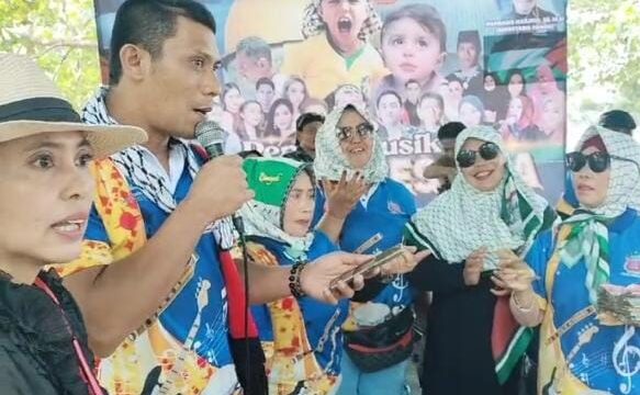 DPC PAMMI Banyuwangi Peringati Hari Jadi Ke-8, Dengan Menggelar Pentas Musik  Peduli Palestina