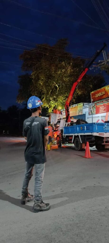 Pohon Tumbang di area Gelondong