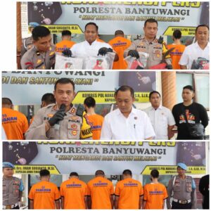 Polresta Banyuwangi Tetapkan 5 Tersangka dalam Kasus Pembunuhan Pemuda