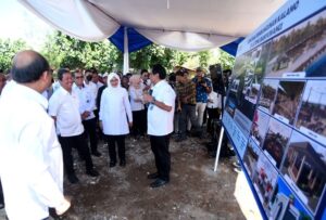Tinjauan Menteri KKP dan Bupati Banyuwangi di Lokasi Kalamo (Kampung Nelayan Modern) di Banyuwangi