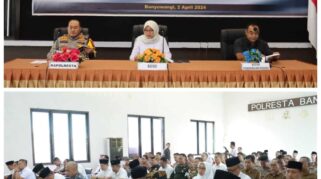 Rapat Koordinasi Operasi Ketupat Semeru: Persiapan Pengamanan Arus Mudik Lebaran di Banyuwangi di Banyuwangi