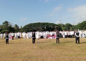 Manasik Haji Akbar di Banyuwangi: 1.238 Jama’ah Ikuti Praktik Haji di GOR Tawang Alun di Banyuwangi