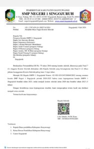 Polemik SK Komite Sekolah: Terungkap Dugaan Pemalsuan di SMP Negeri 1 Singojuruh di Banyuwangi