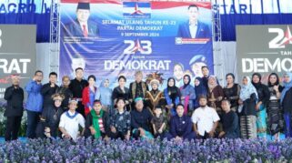 Perayaan HUT ke-23 Partai Demokrat Banyuwangi