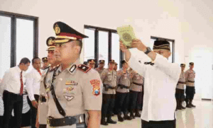 Sertijab Kasat Lantas Banyuwangi, Kompol Agung Fitransyah