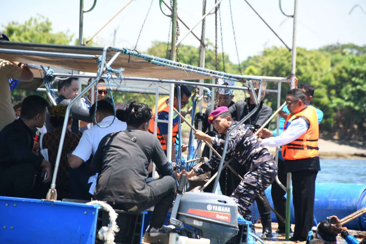Peresmian Majapahit Warrior Underwater di Banyuwangi
