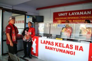 Dirjen HAM Kemenkumham, Dhahana Putra, kunjungi Lapas Banyuwangi